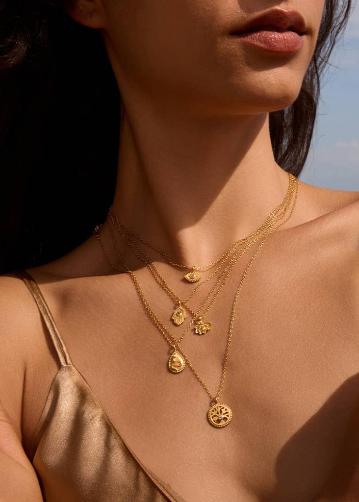 Satya Jewelry | New Dawn Lotus Necklace