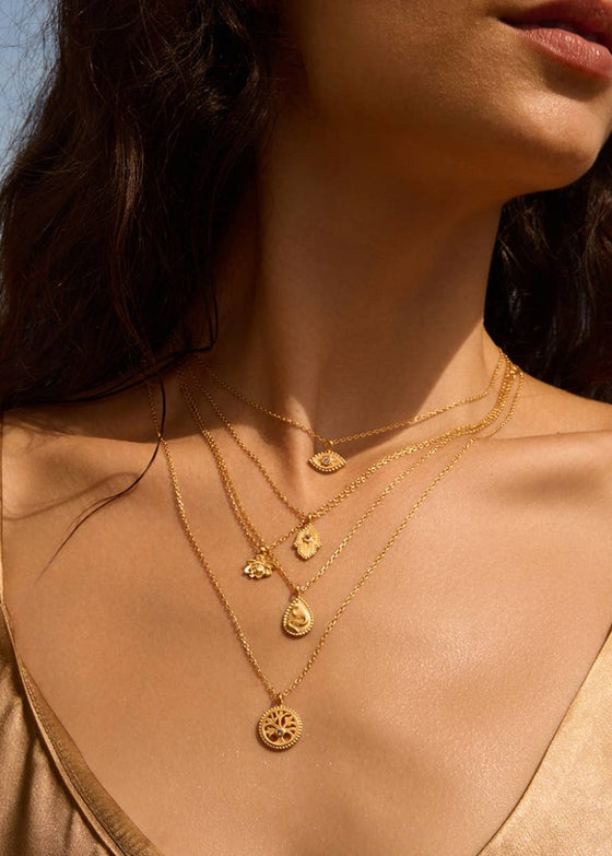 Satya Jewelry | New Dawn Lotus Necklace