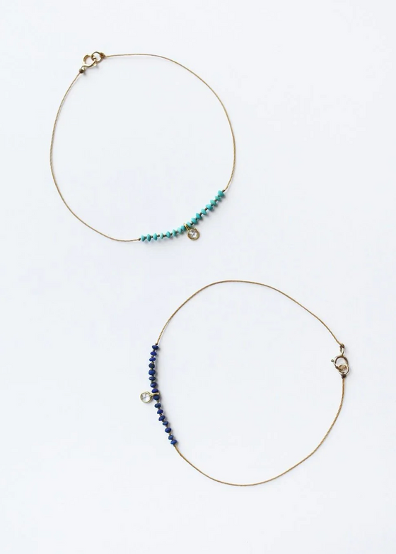 See Real Flowers | Aegean Bracelet | Sapphire + Lapis