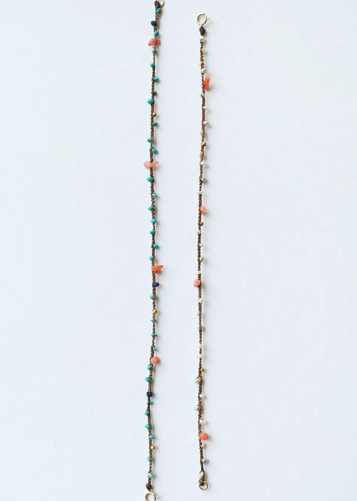 See Real Flowers | Braid Bracelet | Turquoise