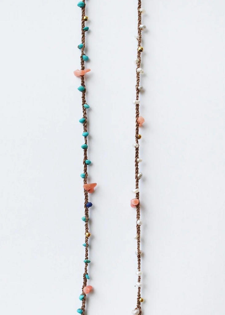 See Real Flowers | Braid Bracelet | Turquoise