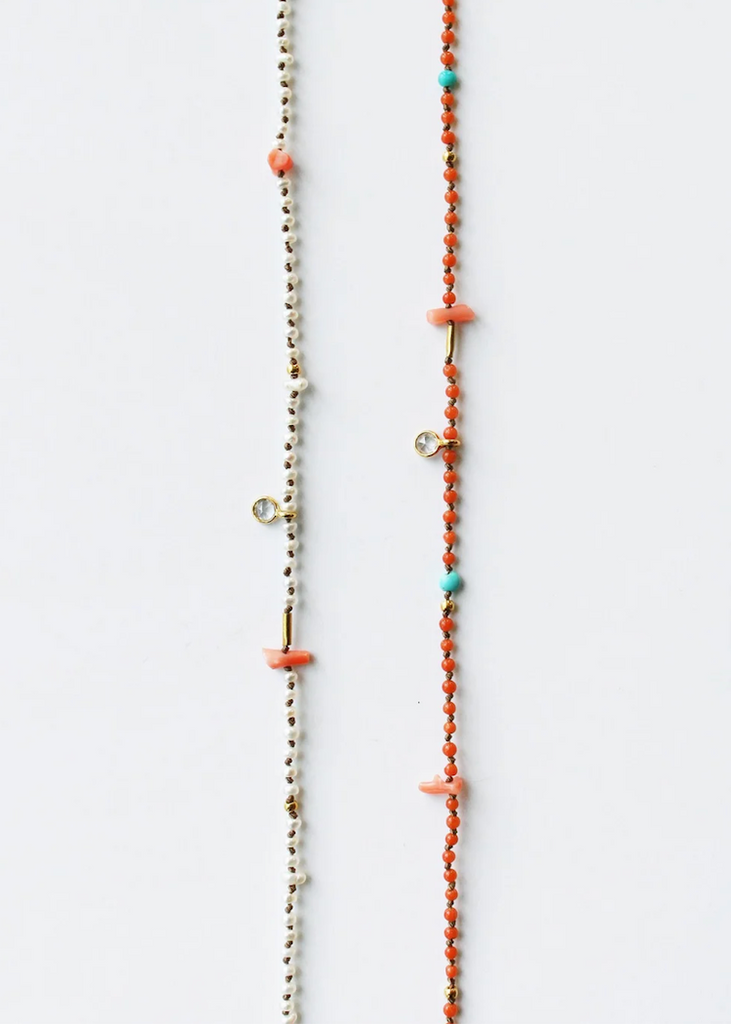See Real Flowers | Confetti Bracelet | Coral