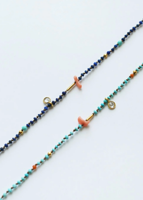 See Real Flowers | Confetti Bracelet | Lapis