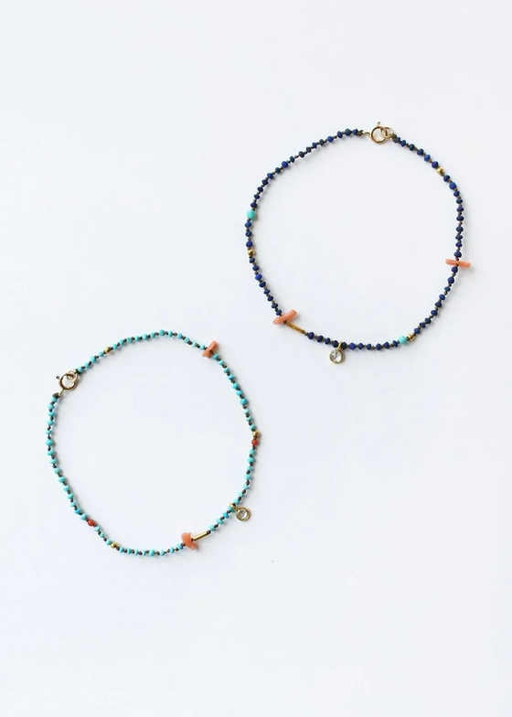 See Real Flowers | Confetti Bracelet | Turquoise