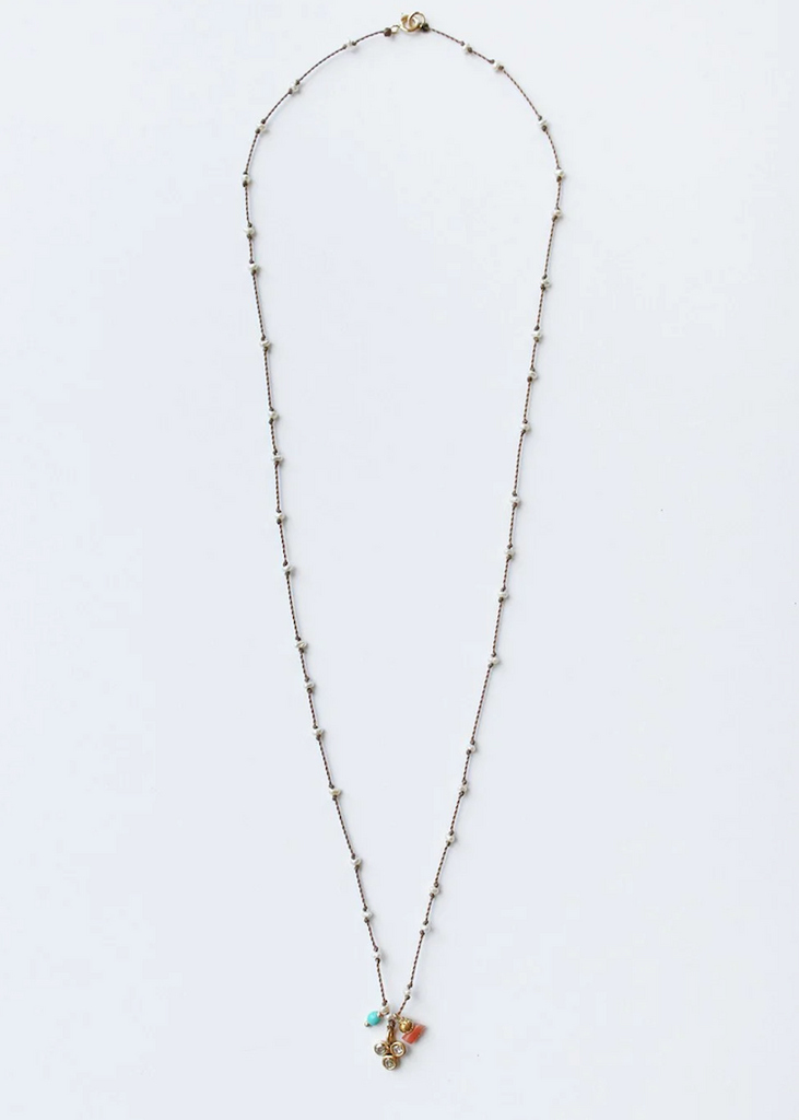 See Real Flowers | Past Present Future Necklace
