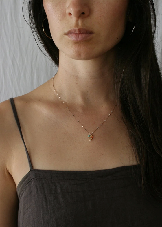 See Real Flowers | Past Present Future Necklace