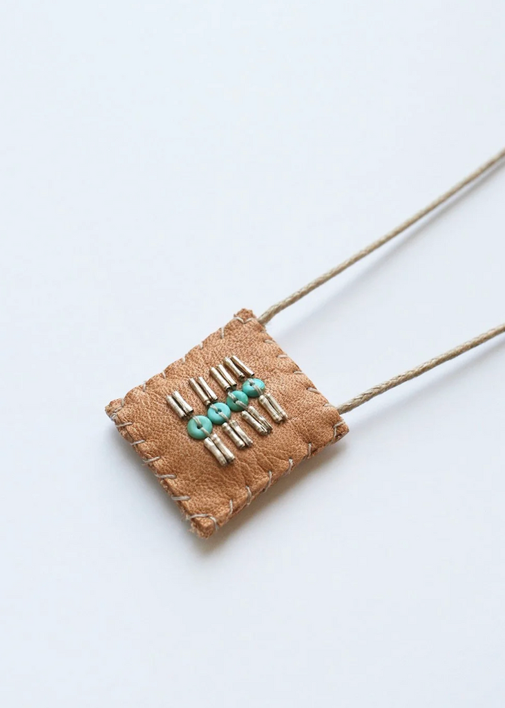See Real Flowers | Providence Talisman Necklace | Turquoise