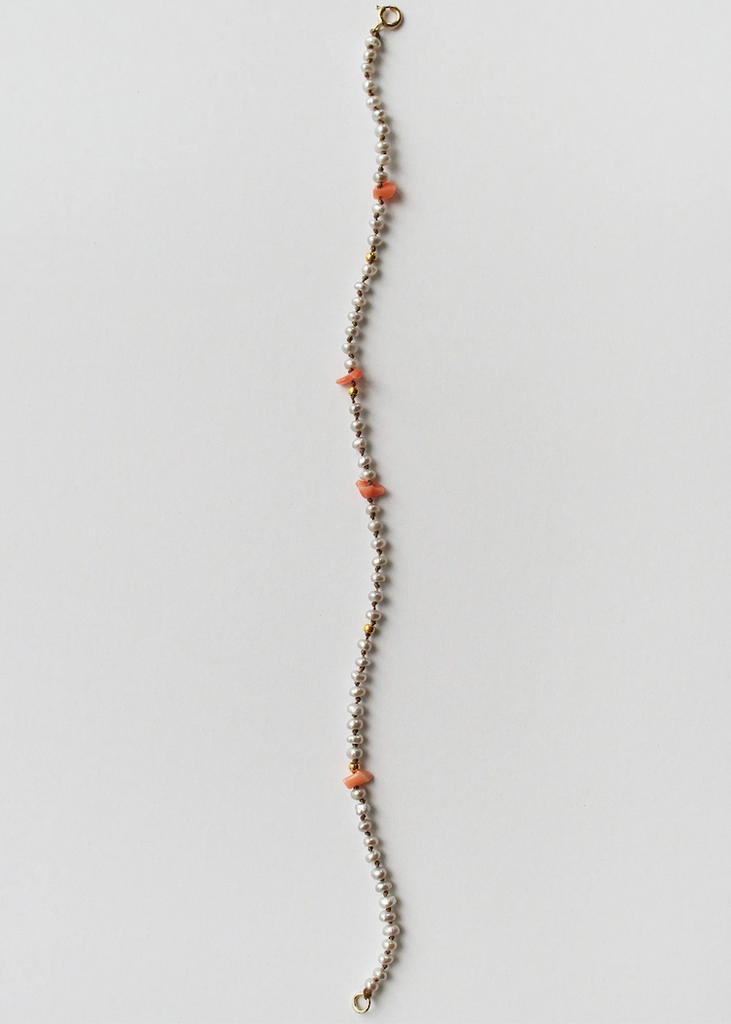 See Real Flowers | Wabi Sabi Bracelet | Pearl