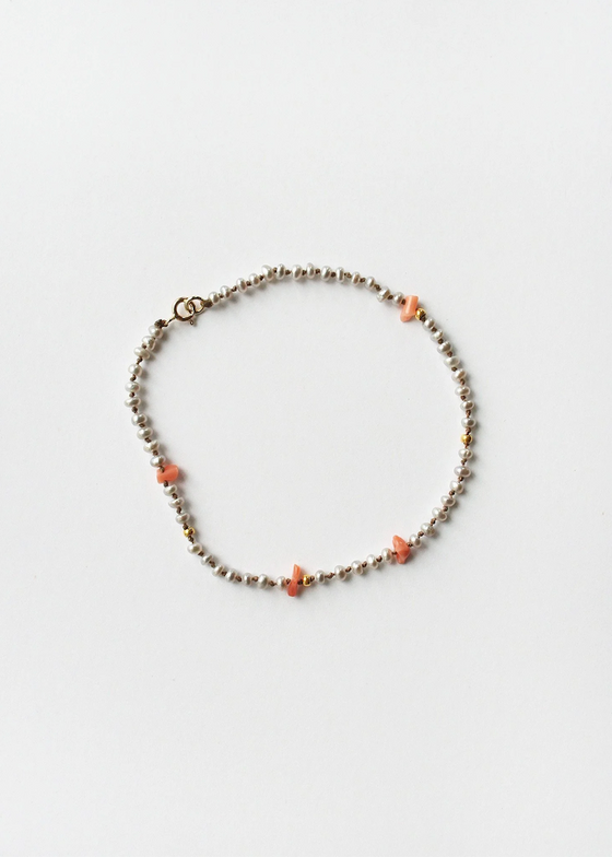 See Real Flowers | Wabi Sabi Bracelet | Pearl