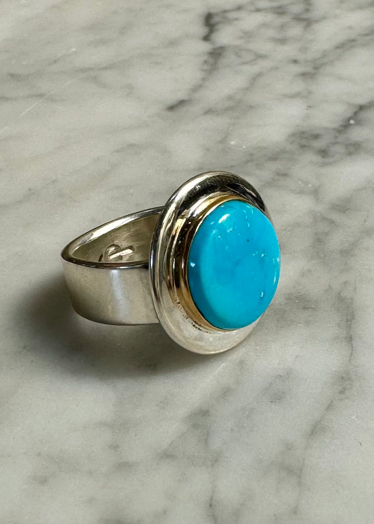 Sleeping Beauty Turquoise Ring