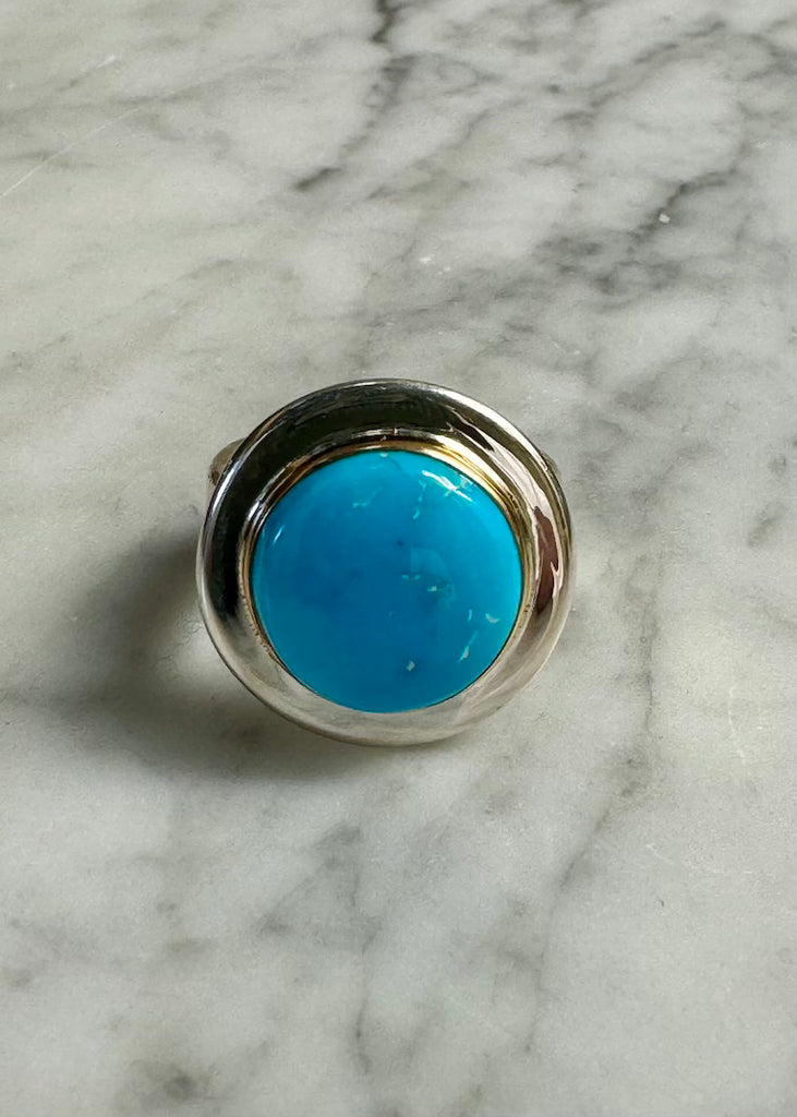Sleeping Beauty Turquoise Ring