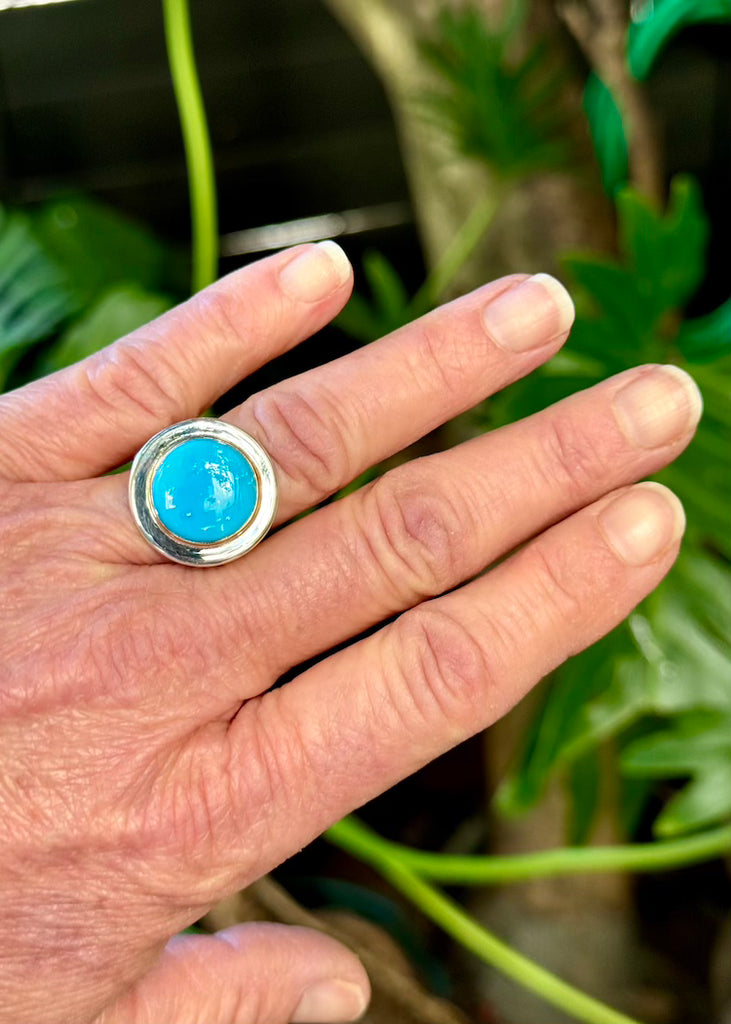 Sleeping Beauty Turquoise Ring