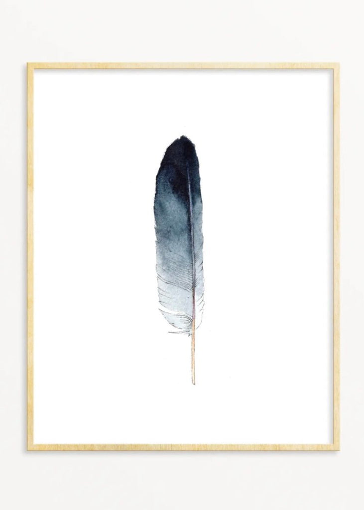 Snoogs & Wilde Art | Lone Feather #15