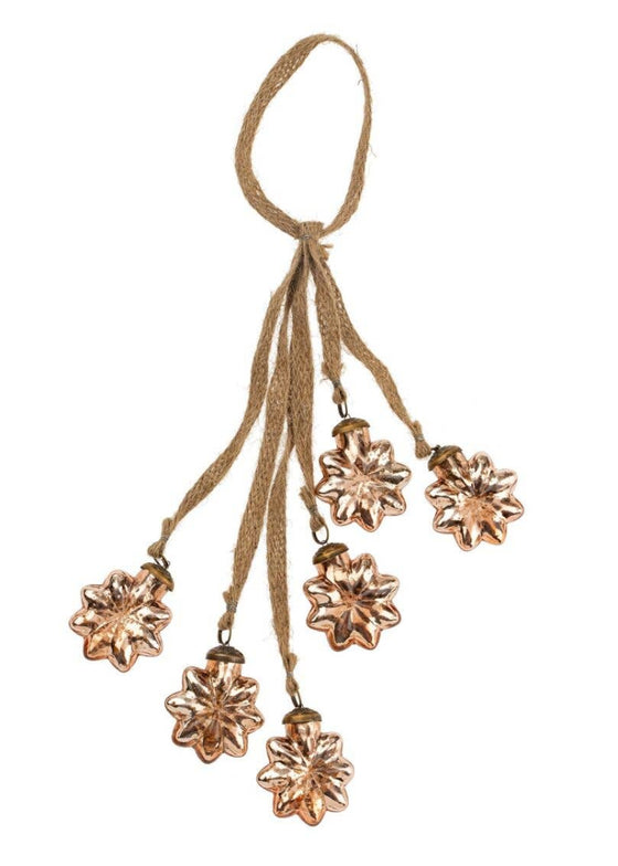 Snowflake Ornament Bunch | Copper