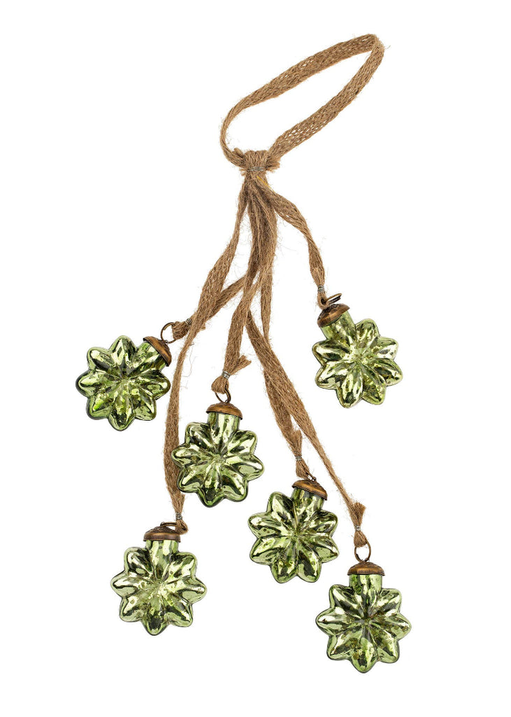 Snowflake Ornament Bunch | Jade