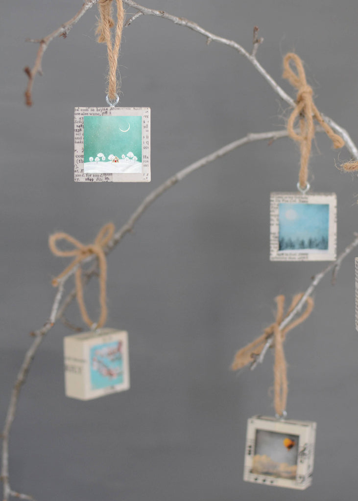 Snowy Night Holiday Ornament