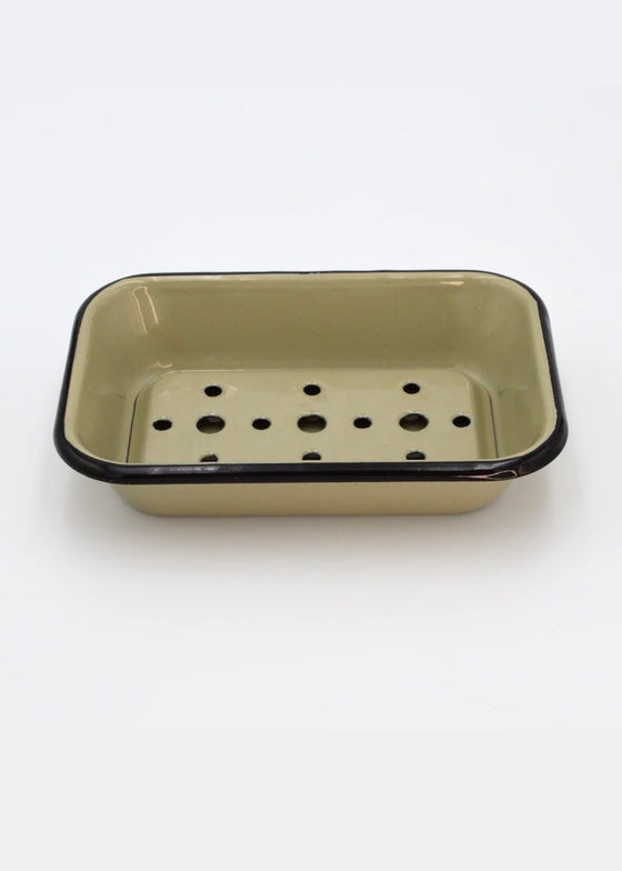 Soap Dish Enamel | Oyster