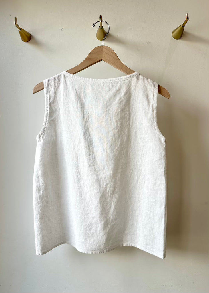 Solaire Linen | Alice Blouse White