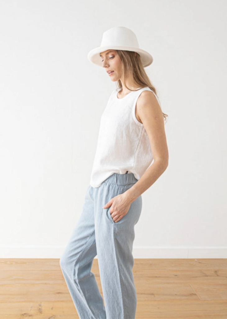 Solaire Linen | Alice Blouse White