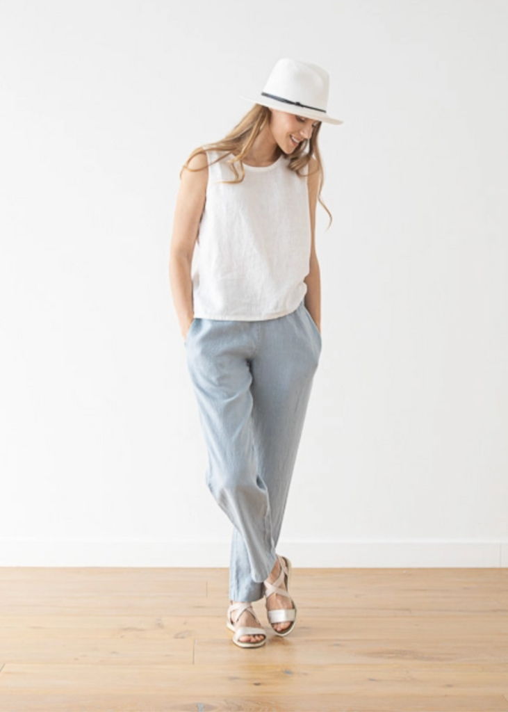 Solaire Linen | Alice Blouse White