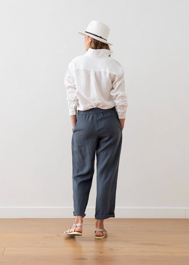 Solaire Linen | Nicolle Shirt White