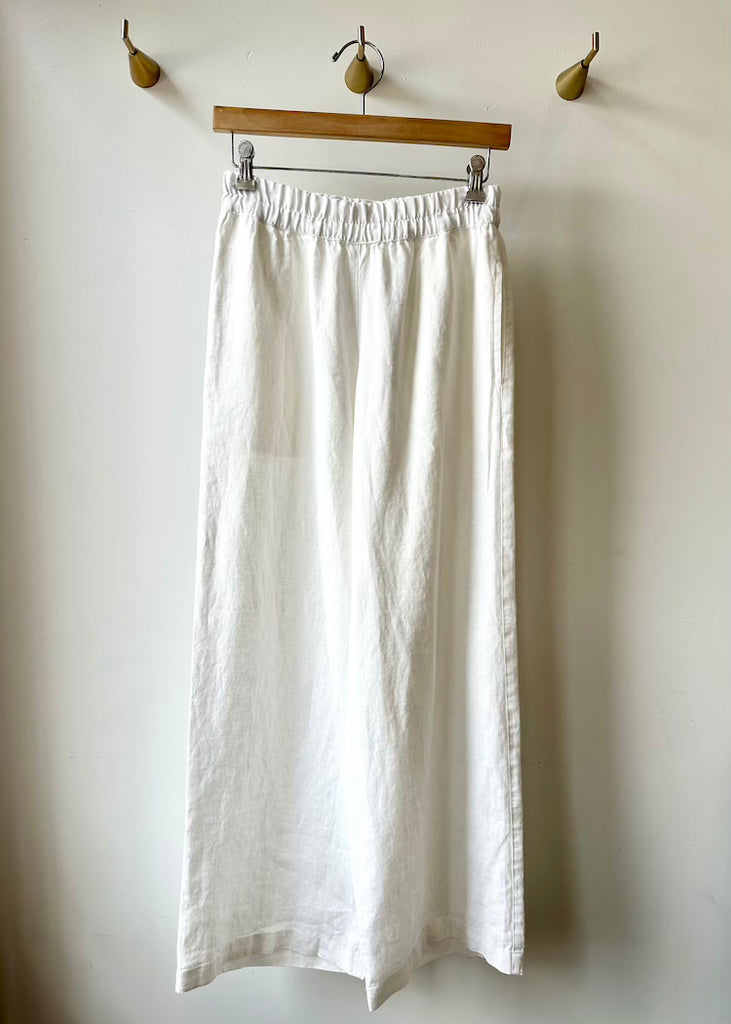Solaire Linen | Ruth Trousers White