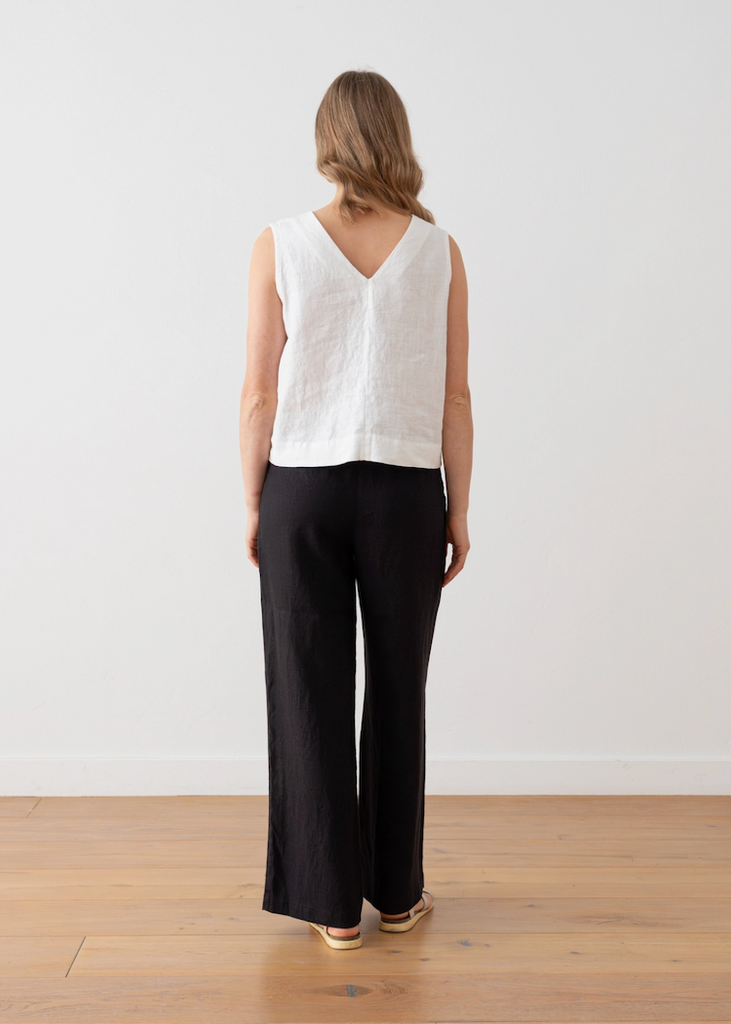 Solaire Linen | Ruth Trousers in Black
