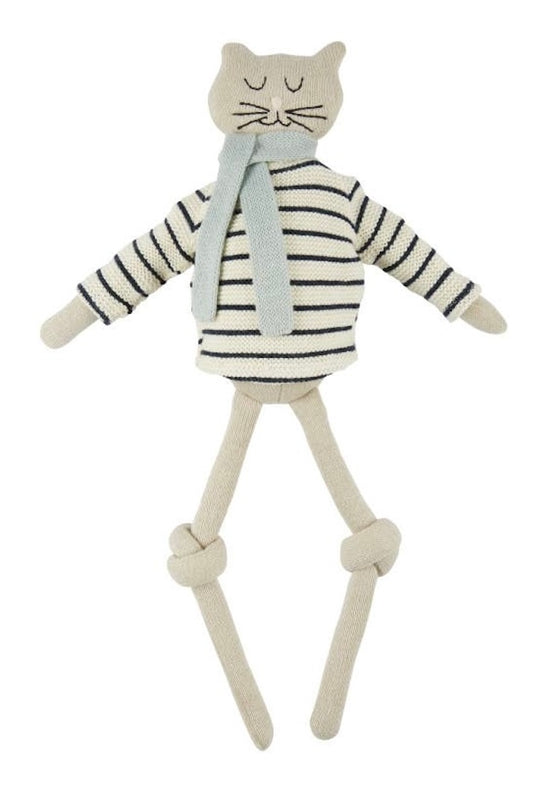 Sophie Home | Cotton Knit Stuffed Animal Ragdoll | Cat