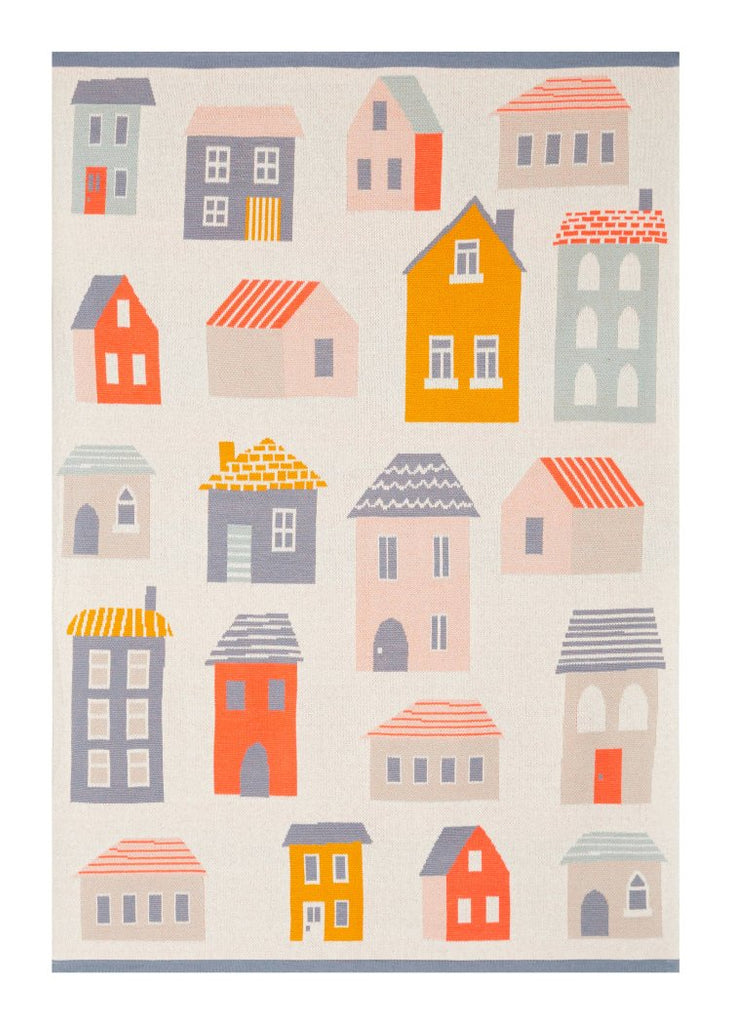 Sophie Home Ltd | Cotton Knit Baby Blanket | City Multi