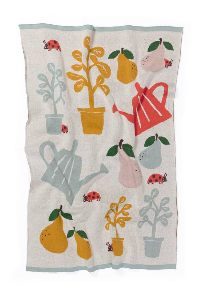 Sophie Home Ltd | Cotton Knit Baby Blanket | Garden Multi