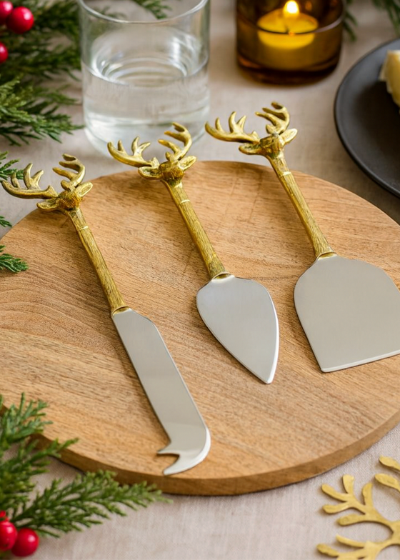Stag Cheese Set