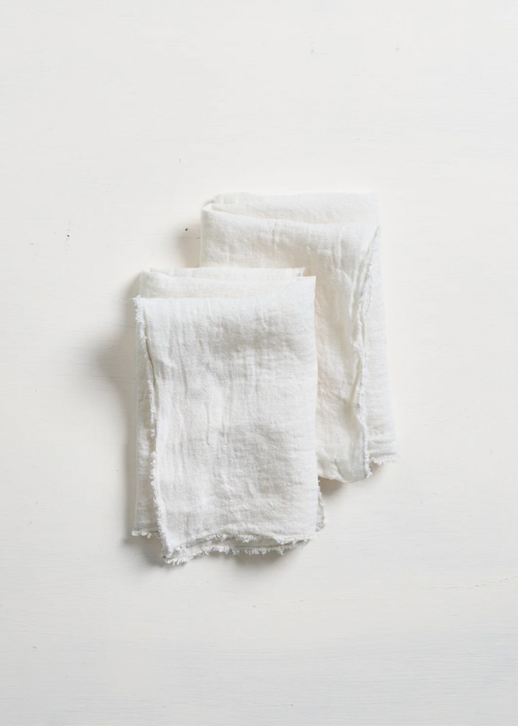 Standard Affair | Philo Linen Napkins | Set of Four White
