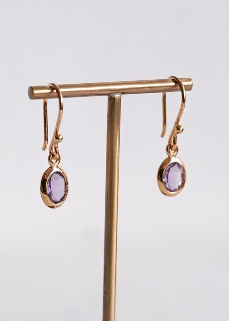 Stephen Estelle | Amethyst Earring