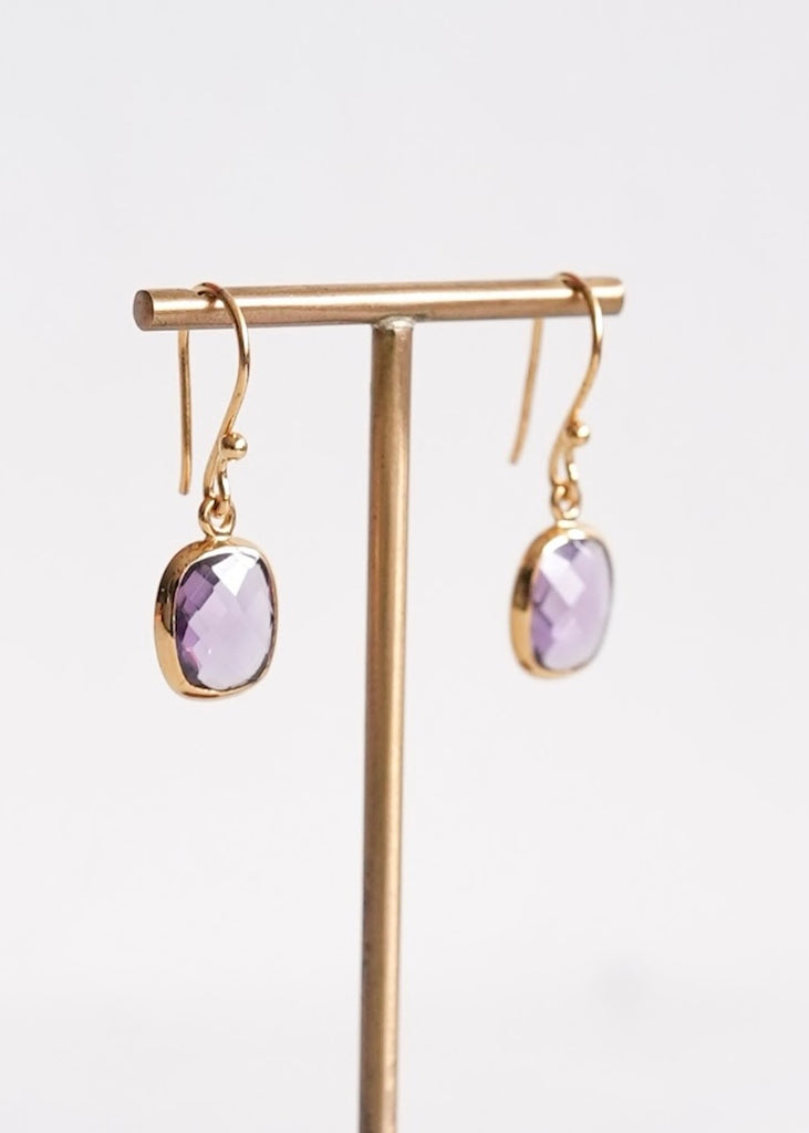 Stephen Estelle | Amethyst Earrings