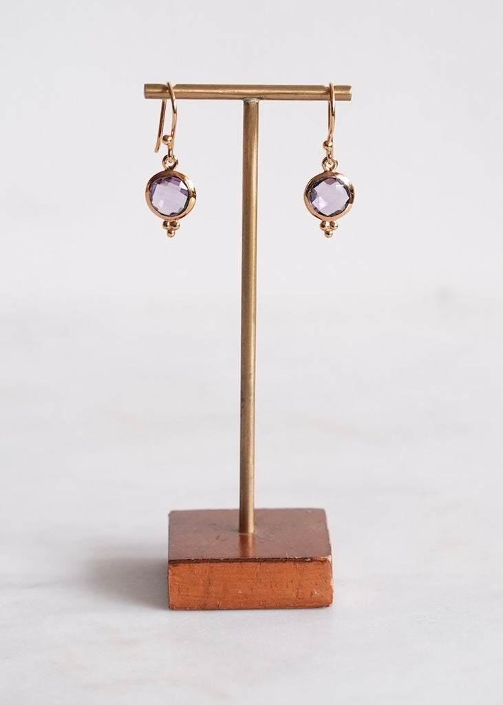 Stephen Estelle | Amethyst Earrings