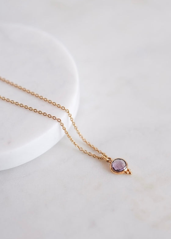 Stephen Estelle | Amethyst Necklace