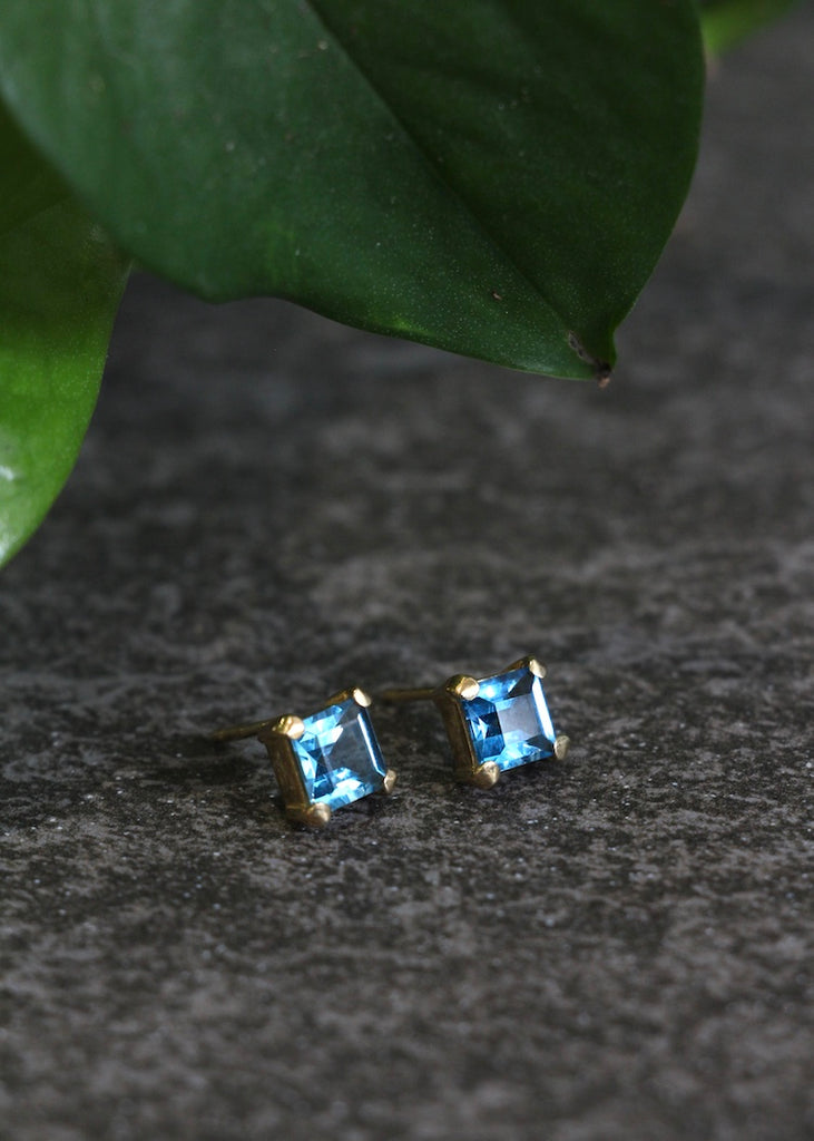 Stephen Estelle | Blue Topaz Earrings