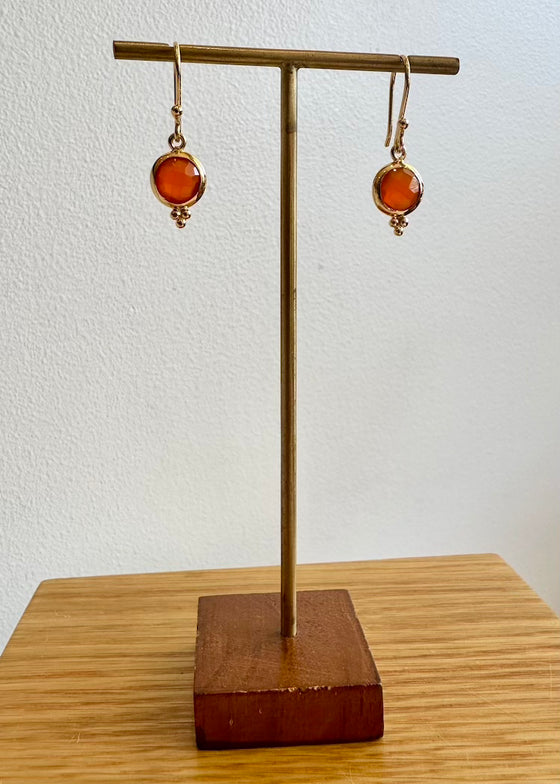 Stephen Estelle | Carnelian Earring