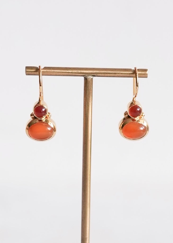 Stephen Estelle | Carnelian Earrings