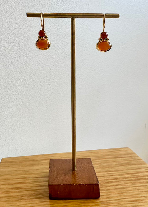 Stephen Estelle | Carnelian Earrings
