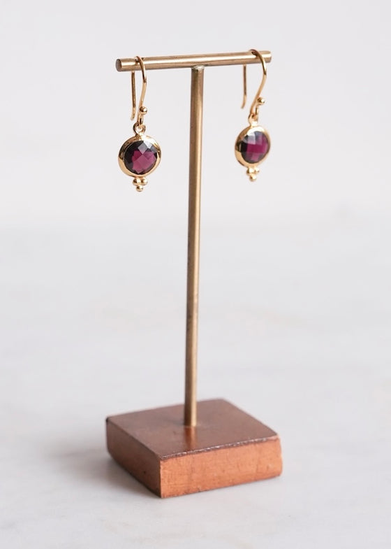 Stephen Estelle | Garnet Earrings
