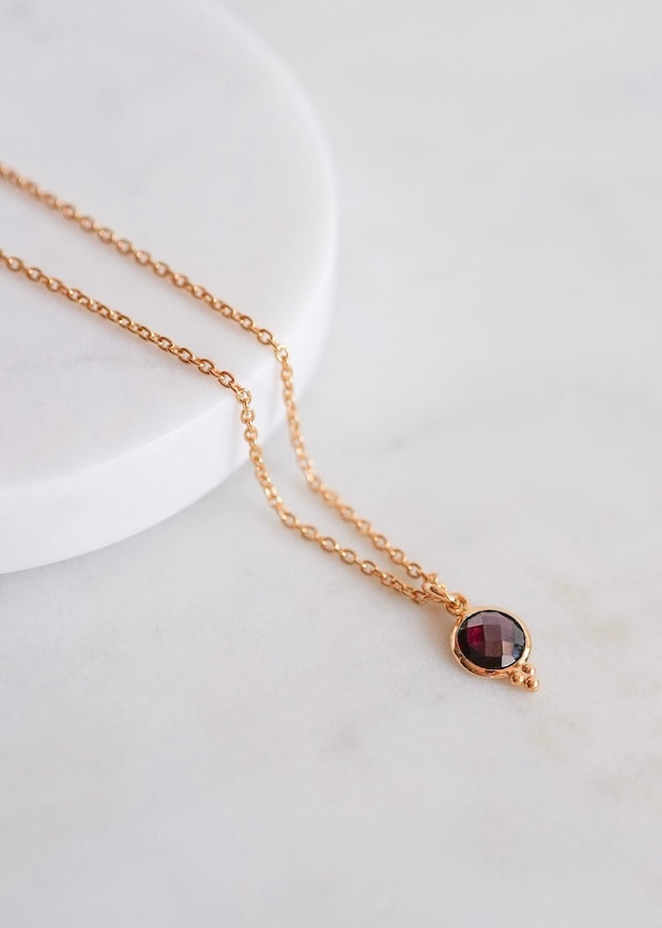 Stephen Estelle | Garnet Necklace