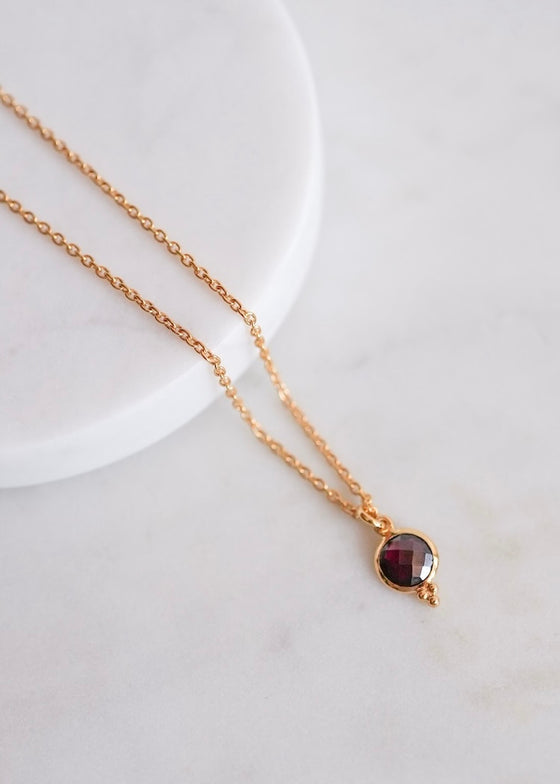 Stephen Estelle | Garnet Necklace