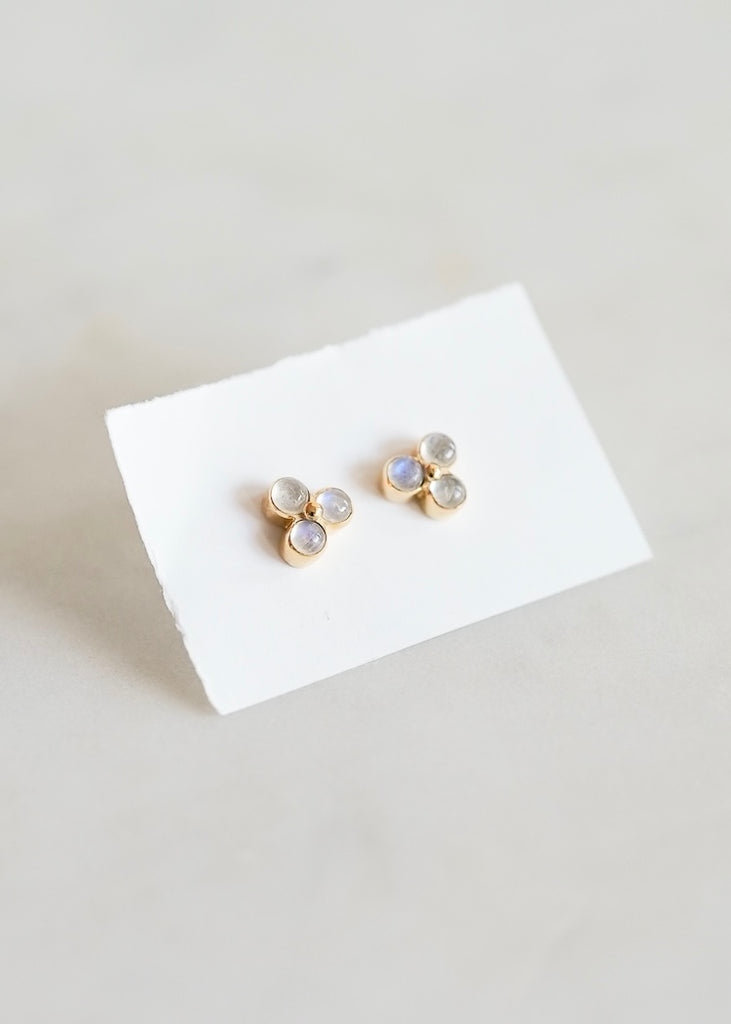 Stephen Estelle | Rainbow Moonstone Earring