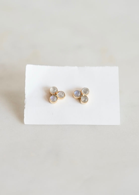 Stephen Estelle | Rainbow Moonstone Earring