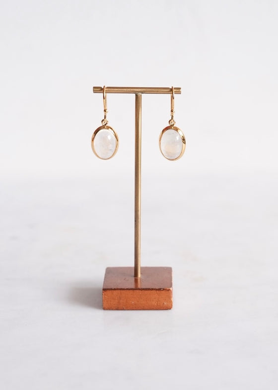 Stephen Estelle | Rainbow Moonstone Earrings