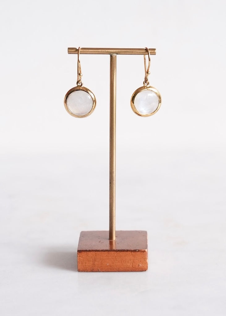 Stephen Estelle | Rainbow Moonstone Earrings