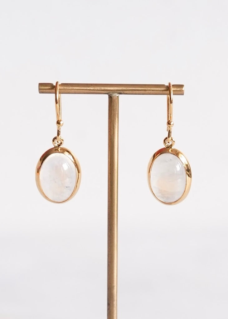 Stephen Estelle | Rainbow Moonstone Earrings