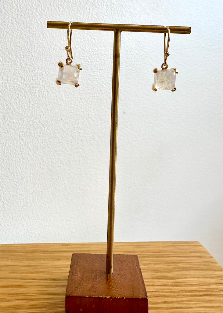 Stephen Estelle | Rainbow Moonstone Earrings