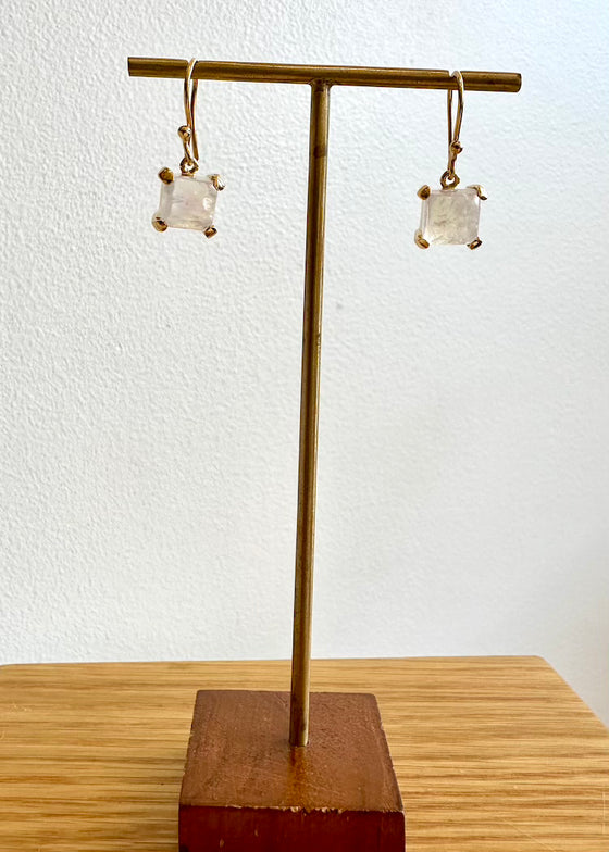 Stephen Estelle | Rainbow Moonstone Earrings